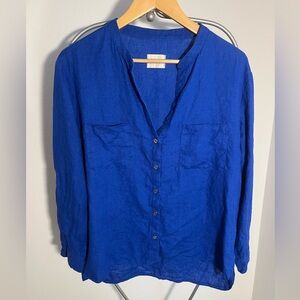 OFFON Linen Remi Button Up